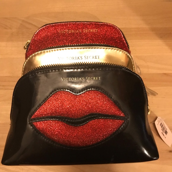 Victoria's Secret Handbags - Victoria’s Secret 3 piece Cosmetic Bag Set